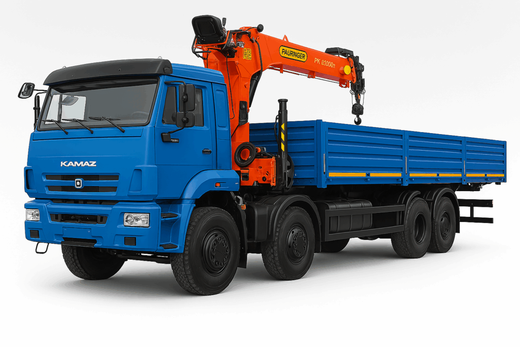 kamaz Аренда манипулятора в Арбате спецтехника с краном доставка за 1 день